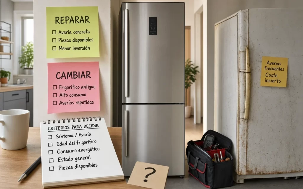 ¿Reparar o cambiar un frigorífico? Qué averías cambian la decisión